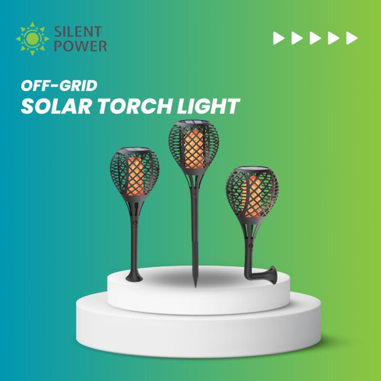 OFF-GRID SOLAR Torch LIGHT-www.silent-power.co