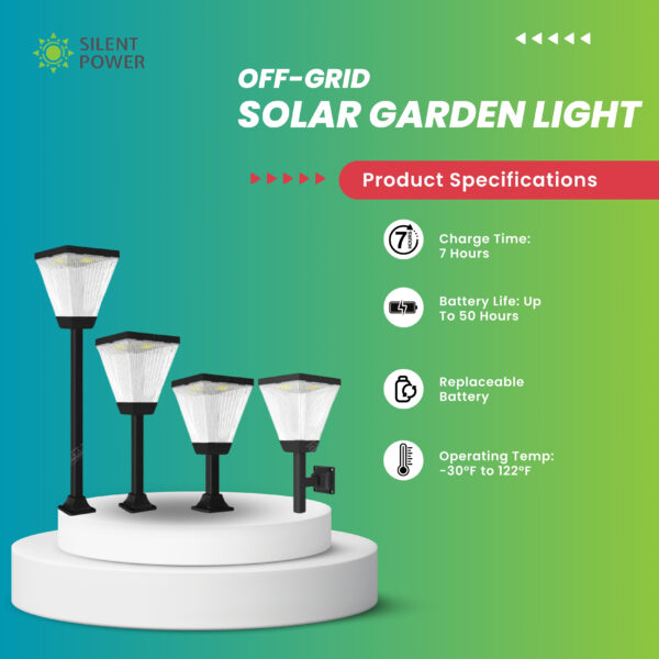 OFF-GRID SOLAR GRADIENT LIGHT-www.silent-power.co